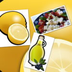 Olivenöl, Feta und Zitrone